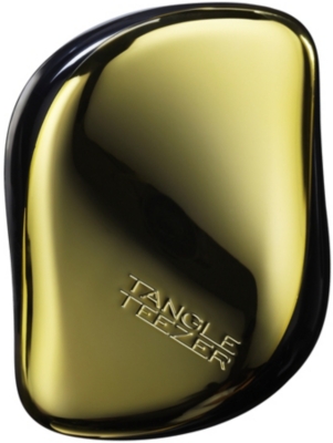 TANGLE TEEZER Compact Styler brush &ndash; black & gold