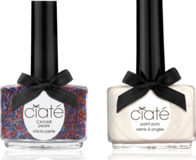 CIATE Caviar Manicure&trade; kit - Red, White & Blue paint pot