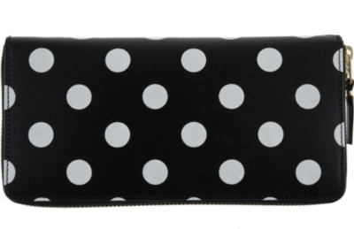COMME DES GARCONS Polka-dot leather wallet