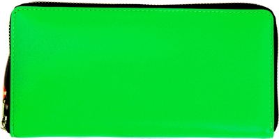 COMME DES GARCONS Fluoro leather wallet
