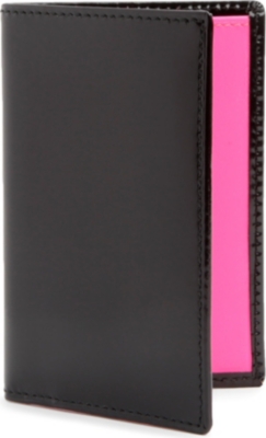 COMME DES GARCONS Fluoro leather card holder