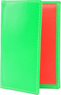 COMME DES GARCONS Fluoro leather card holder