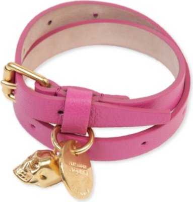 ALEXANDER MCQUEEN Double-wrap skull bracelet
