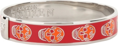 ALEXANDER MCQUEEN Enamel skull small cuff