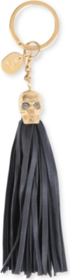 ALEXANDER MCQUEEN Skull tassel key ring