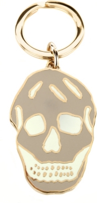 ALEXANDER MCQUEEN Enamel skull key ring