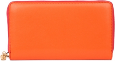 ALEXANDER MCQUEEN Skull leather wallet