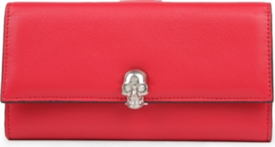 ALEXANDER MCQUEEN Skull-embellished flap wallet