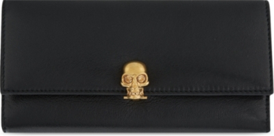 ALEXANDER MCQUEEN Skull-embellished flap wallet