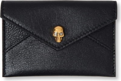 ALEXANDER MCQUEEN Skull envelope card holder