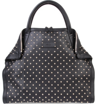 ALEXANDER MCQUEEN De Manta large studded tote