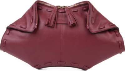 ALEXANDER MCQUEEN De Manta tassel clutch