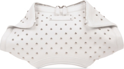 ALEXANDER MCQUEEN Demanta studded leather clutch