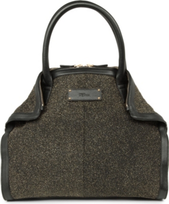 ALEXANDER MCQUEEN De manta mini metallic tote