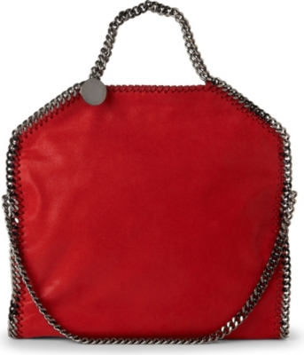 STELLA MCCARTNEY Falabella medium chain tote (Cherry