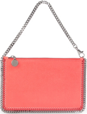 STELLA MCCARTNEY Falabella faux-leather clutch