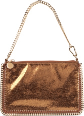 STELLA MCCARTNEY Falabella zip clutch bag
