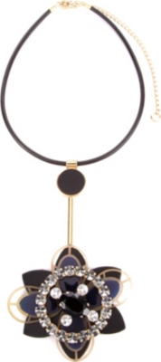 MARNI Lazer stone pendant necklace