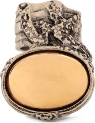 SAINT LAURENT Arty silver-plated ring