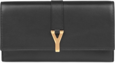 SAINT LAURENT Chyc leather wallet