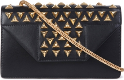 SAINT LAURENT Betty mini studded shoulder bag