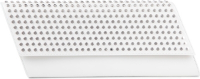 SAINT LAURENT Diagonale studded leather clutch