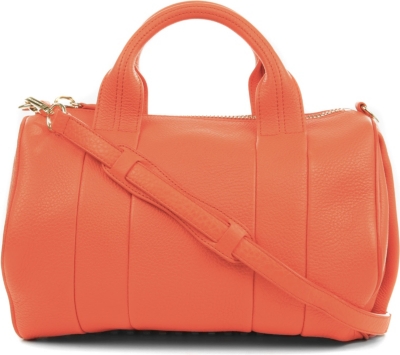 ALEXANDER WANG Rocco pebbled leather bag with gold hardware