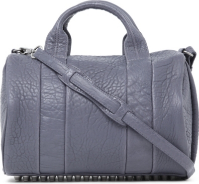 ALEXANDER WANG Rocco pebbled leather bowling bag