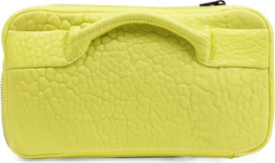 ALEXANDER WANG Dumbo pebbled leather clutch
