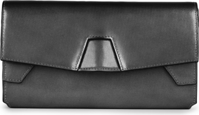 ALEXANDER WANG Metallic leather clutch