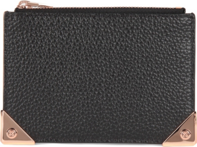 ALEXANDER WANG Prisma textured leather coin purse