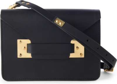 SOPHIE HULME Plate satchel (Black