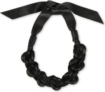 NATALIA BRILLI Woven leather necklace