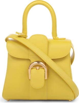 DELVAUX Brilliant mini sellier leather tote
