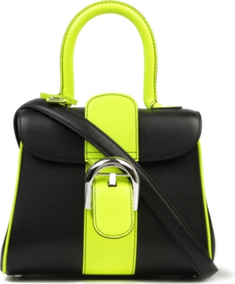 DELVAUX Brilliant mini box calf leather tote