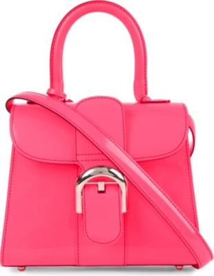 DELVAUX Brilliant mini box calf leather tote