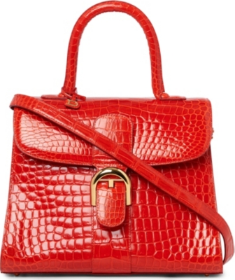 DELVAUX Brillant alligator medium tote