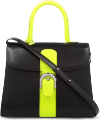 DELVAUX Brilliant box calf leather tote