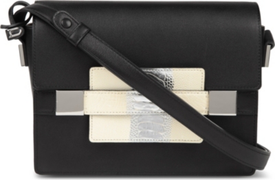 DELVAUX Madame ostrich shoulder bag