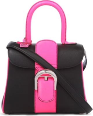 DELVAUX Brilliant mini box calf leather tote
