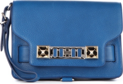 PROENZA SCHOULER PS11 leather wristlet clutch