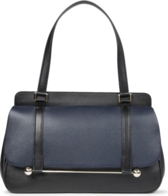 RUPERT SANDERSON Two-toned leather shoulder bag