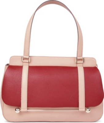 RUPERT SANDERSON Two-toned leather shoulder bag