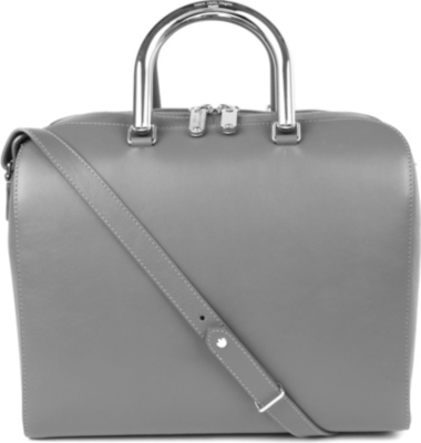 MAISON MARTIN MARGIELA Leather bowling bag