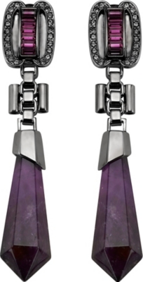MAWI Crystal shard earrings