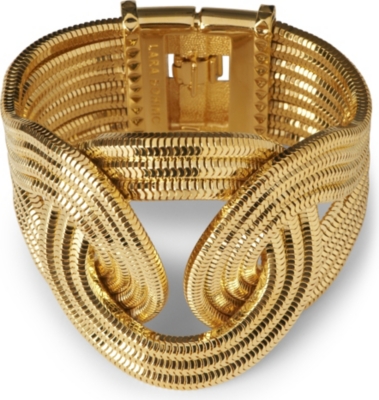 LARA BOHINC Solar Eclipse 22ct gold-plated bracelet