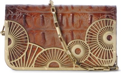 LARA BOHINC Tatjana chain clutch (Brown