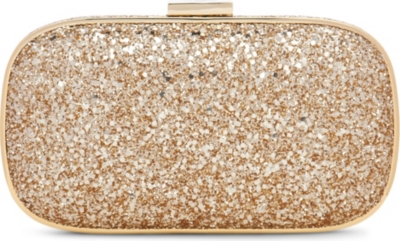 ANYA HINDMARCH Marano glitter&ndash;embellished framed clutch