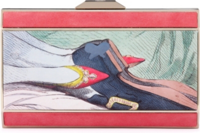 ANYA HINDMARCH Duchess valentine satin box clutch