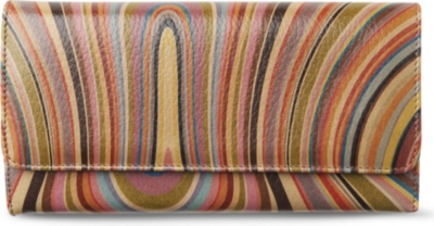 PAUL SMITH Swirl leather wallet